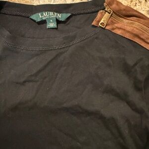 Ralph Lauren Top With Suede